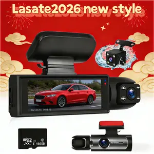 LASATE Multi-Channel Dash Cam 1080P Car Camera, Front Dash Camera for Cars, Mini twistex Dashcams for Cars with Night Vision,  Recording with 64/128/256GB