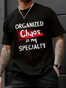 100% Cotton Unisex Chaos T-shirt - Organized Chaos is my Specialty Funny shirt T-Shirt - Choose Love Not Fear T-Shirt – Short Sleeve, Unisex Tee