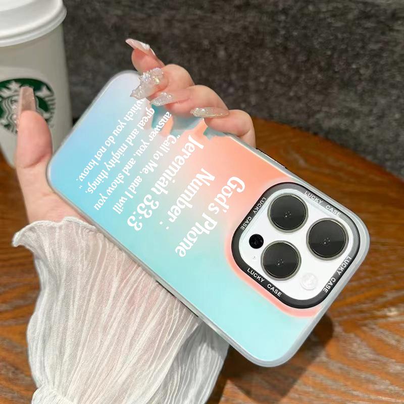 Color-Changing Mobile phone case for iPhone 16 15 14 13 12 11 X XS PRO MAX PLUS Mobile phone shockproof protective case|Color changes with angle