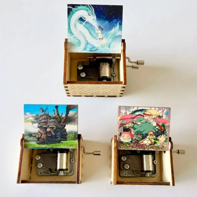 studio ghibli wooden box - TikTok Shop