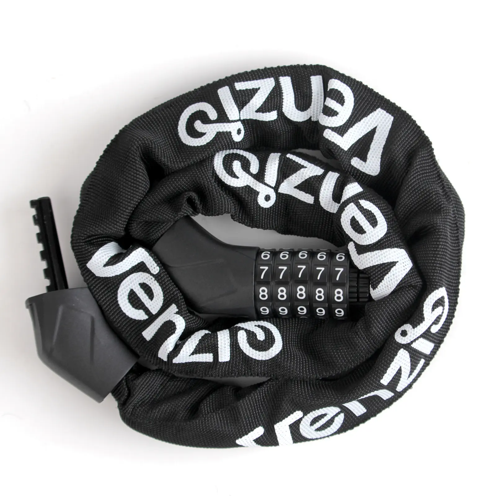 Venzio 3FT Heavy Duty Bike Chain Lock, 6mm Steel with 5-Digit Resettable Combination Lock, Zinc Alloy Core, Scratch-Proof Cover, Anti-Theft Lock for Bicycle, Scooter, E-Bike, Fence, Door