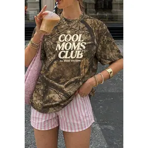 'All Mom's Welcome' Realtree Camo/Leopard T-Shirt T