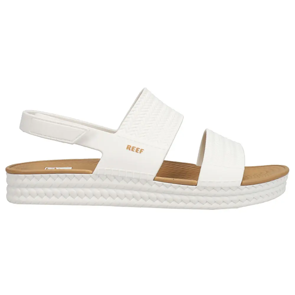 Reef Womens Water Vista Sling Back Casual Sandals Casual Low Heel 1-2" - White Reef Womens Water Vista Sling Back Casual Sandals Casual Low Heel 1-2" - White