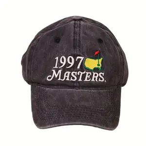 Baseball Cap Washed Denim Hats Vintage 1997 Strapback Dad Hat, Retro Adjustable Trucker Hat Soft Caps For Outdoor, Daily All-match Hat