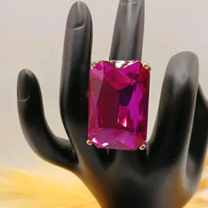 In My Feelings  Large Stone Ring-P