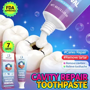 TOOTHPASTE TARTAR REMOVAL, Professional Calculus Remover for Stubborn Dental Plaque, Advanced Gum Repair Formula with Hydroxyapatite, Enamel Safe Whitening for Healthy Teeth, Deep Cleaning Oral Care, 2.11 oz.