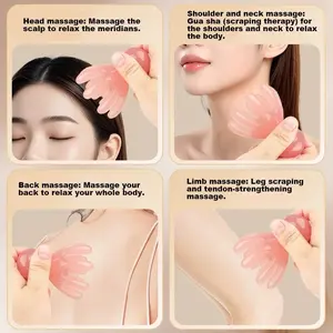 Large Octopus Massage Comb 8 Teeth Resin Korean Hair Care Acupressure Stress Relief Anti-Hair Loss Portable Head Massager Home Use Relaxation Aid