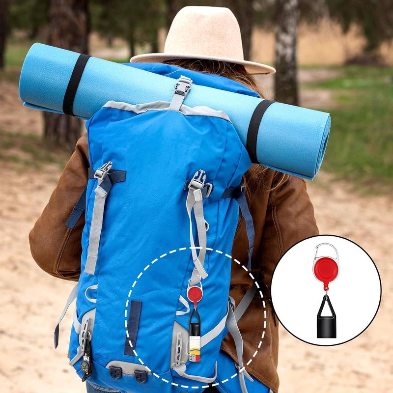 Tier's Haven 6 Pcs Retractable Lighter Leash, Keychain Lighter Holder with Clip Classic Lighters Cover Single Clip for Convenience Multicolor Lighters Strap