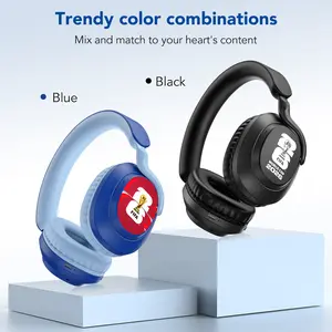 2026 FIFA World Cup Electronic Wireless Bluetooth Headphones Over-Ear, Deep Bass Hi-Fi Stereo, 65H Playtime, Lightweight Headset with Mic for iOS/Android/PC