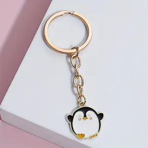 1/20pcs Cute Penguin Enamel Keychain, Perfect Gift for Penguin Lovers, Best Friends | Adorable Bag Charm, Ideal for Graduation Season, Christmas, Birthdays, Weddings, Valentine'S Day