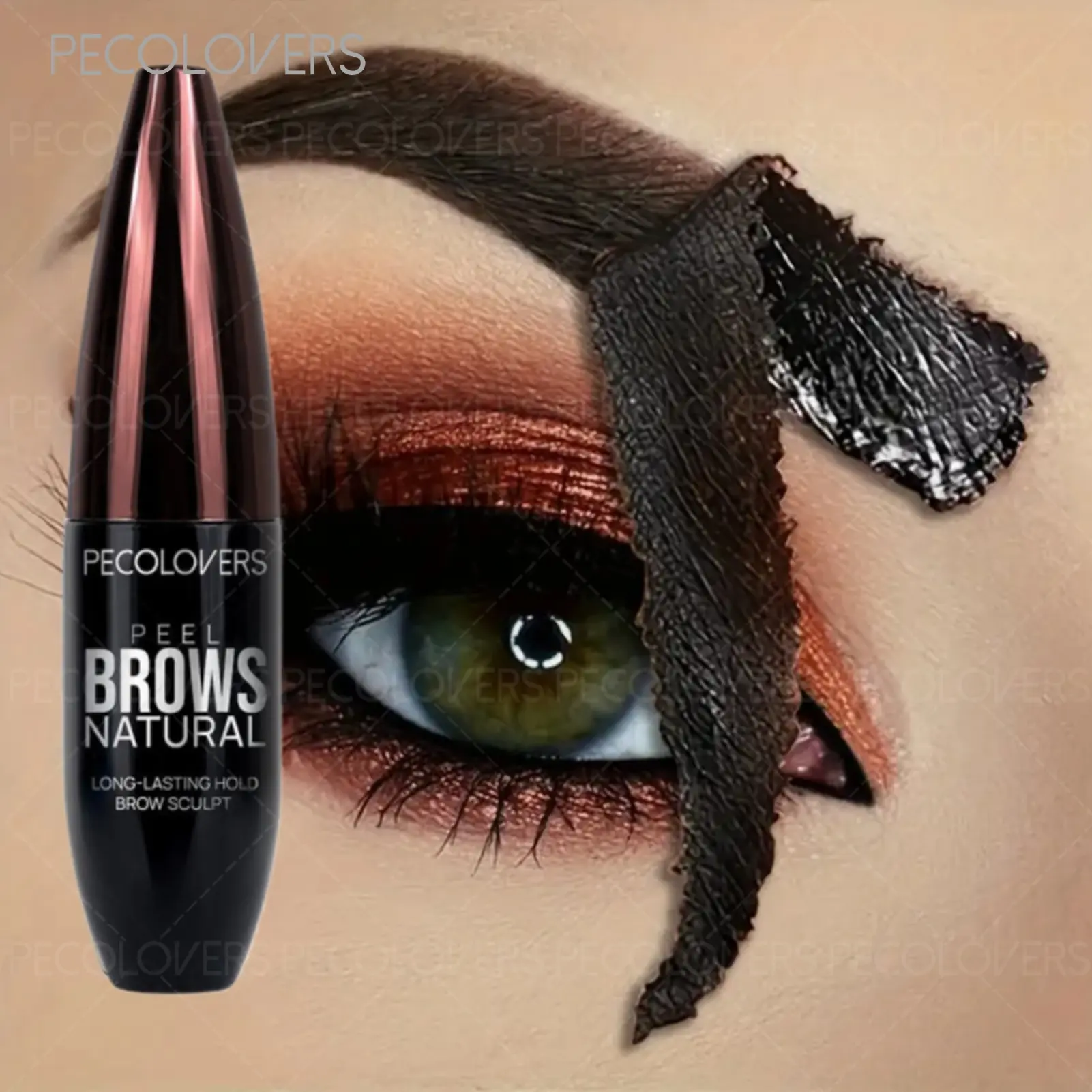 1PC Peel Off Eyebrow Gel - Peel Off Eyebrow Tint, Waterproof Brow Color, Brow Enhancer, Long-Lasting For Daily Makeup, Brown And Dark Brown, Eye Cosmetic, Cosmetic Product, Eyebrow Makeup Products