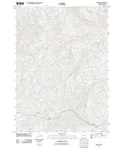 Remote Oregon USGS Topographic Quadrangle Map, 2011, 1:24000