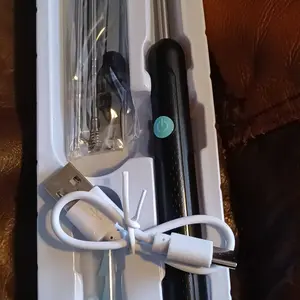 1080P Ear Wax Removal Kit with Camera & 6 LED Lights 8 Ear Picks Compatible with iPhone Android iPad Black Ear Care Solution