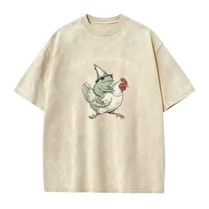 Off to Commit Tomfoolery T-Shirts, Frog Riding Chicken Tee, Sarcastic Graphic Tee