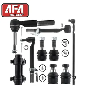 4WD 9pc Front Suspension Assembly Tie Rod Ball Joint Set for Ford F-250 F350
