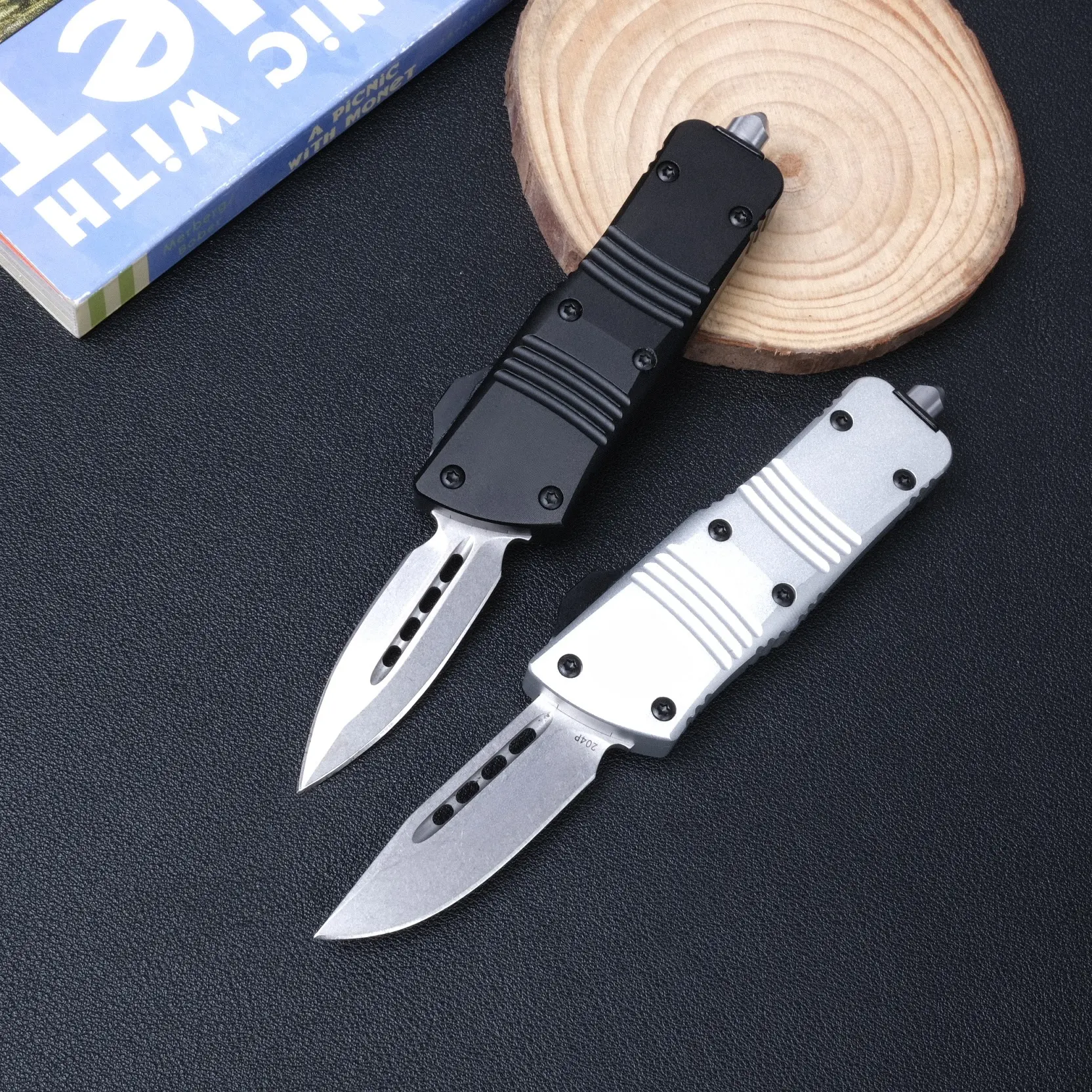 CT portable folding knife, pure aluminum handle, D2 high hardness corrosion-resistant steel, outdoor driving, camping, fishing EDC tool, portable tool, best gift.