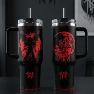 [SPECIAL] Rock Band 20oz 40oz Tumbler, Lover Sleep Token Tumbler Gift, Hot Cold Drink Cup, Gift For Fans Water Bottles Bottled