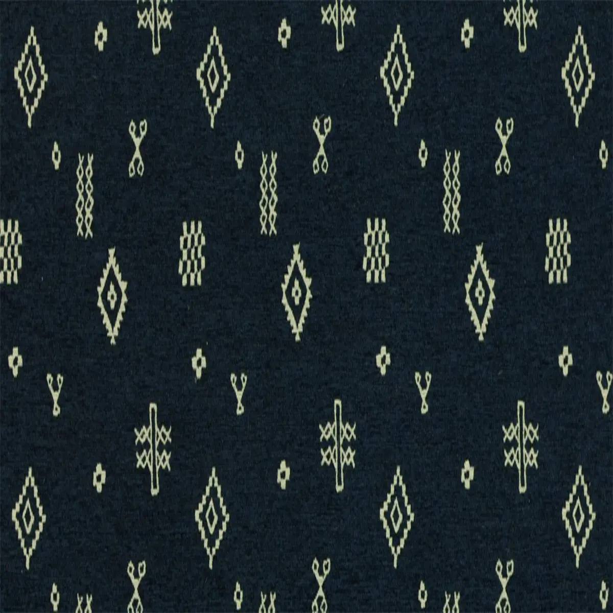Black and Beige Polyester Fabric | Long-Lasting Material—Sold by the Yard