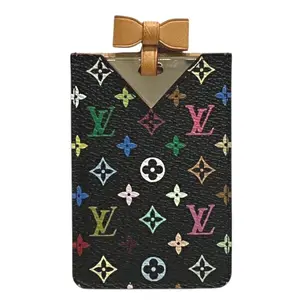 Pre-owned Louis Vuitton Canvas Small Leather Goods Etui Miroir Monogram Multicolore Compact Mirror