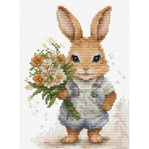 The Bunny's Surprise B1409L Counted Cross-Stitch Kit