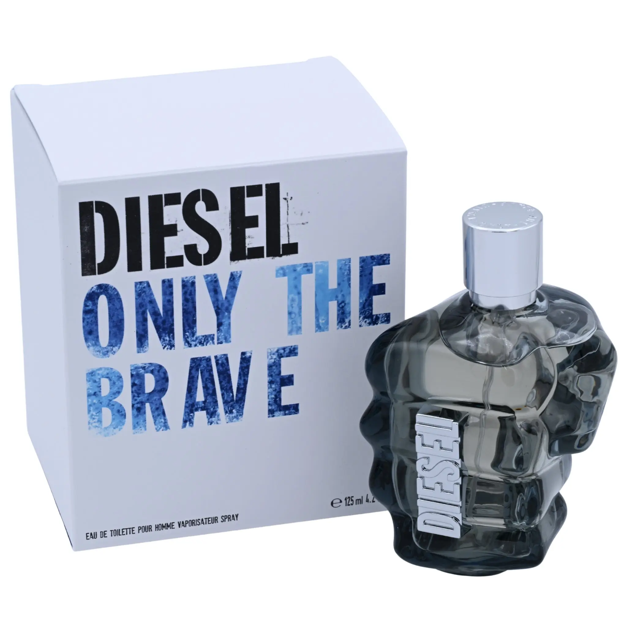 Diesel Only The Brave Eau de Toilette, Men's Cologne, Woody Amber & Leather Scent, 4.2 oz / 125 ml Spray