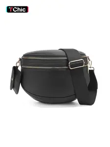 Large Crossbody Bag for Women Litchi grain pattern Ladies' Saddle Bag Girls Sling Bag with Adjustable Strap and Coin Purse Stylish Urban Minimalist Commuting Lightweight Single Shoulder Women's Bag