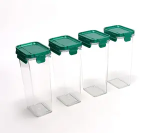 LocknLock Set of 4 Tritan Spice Storage Containers