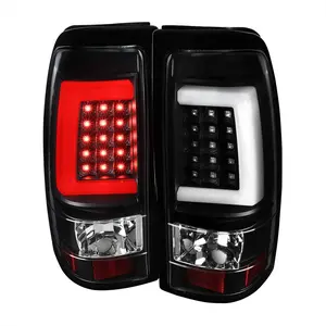 2003-2006 Chevrolet Silverado LED Tail Lights - G2 (Matte Black Housing/Clear Lens)