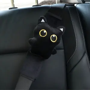 New Car Seatbelt Shoulder Pad, Cute Cartoon Cat Design, Buffer Protection, Universal Fit for Cars Suvs, Couple Gift, Car Accessory