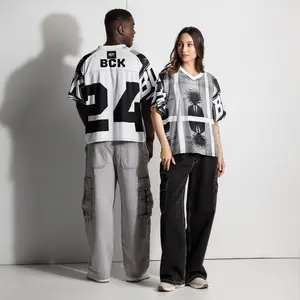 BCK Streetwear _ Boxy football jersey (Believe. Conquer. Keep going)