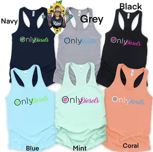 Only Diesels Women's Razorback Tank Top Casual Womenswear Comfort