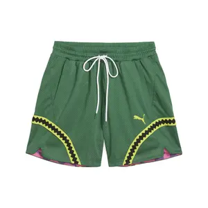 PUMA Mens X Teenage Mutant Ninja Turtles Hoops Athletic Shorts Casual Bottoms Casual - Green, Purple