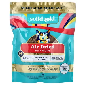 Solid Gold Air Dried Complete Meal & Topper, For Dogs, Beef Recipe, 1 lb (453 g)