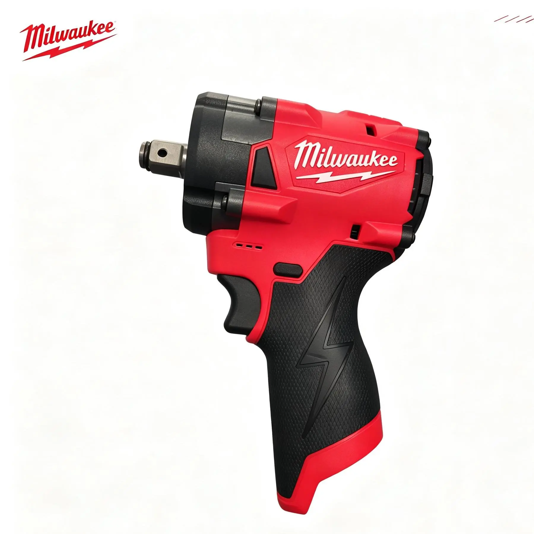 Milwaukee M12 12V Cordless Brushless Impact Wrench with 220Nm High Torque, Compact Hand Tool for Auto Repair (Brushless Motor Included) vertical