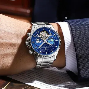 Master the Dark: The 42mm Chronograph with Ultra-Clear Luminescence