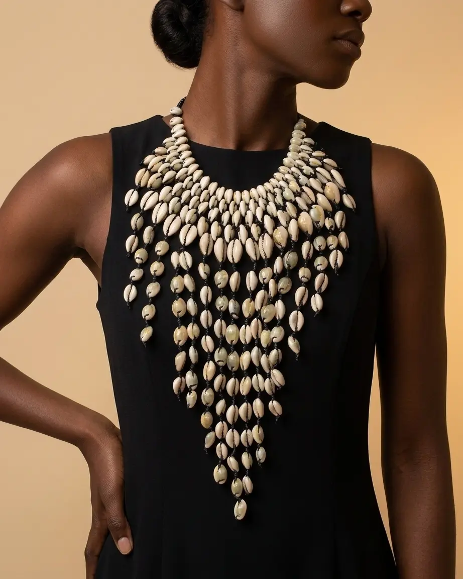 Cowrie Shell Neckpiece