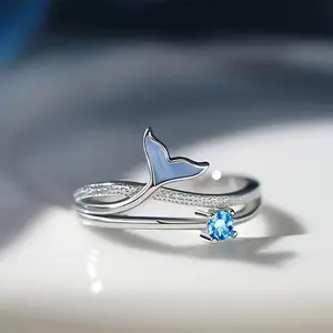 Charming And Minimalist Style with an Adjustable Opening, This Uniquely Designed Luxurious Accessory Features a Sexy Fin Design, Making It Perfect for Everyday Wear And Gifting, Ideal for Occasions Like Valentine'S Day And Mother'S Day