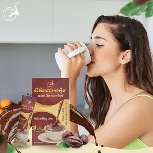 Combo 30 Sticks Choco Oke 4-in-1 Instant Chocolate – Organic, health-safe instant chocolate made with golden sugar and premium cacao