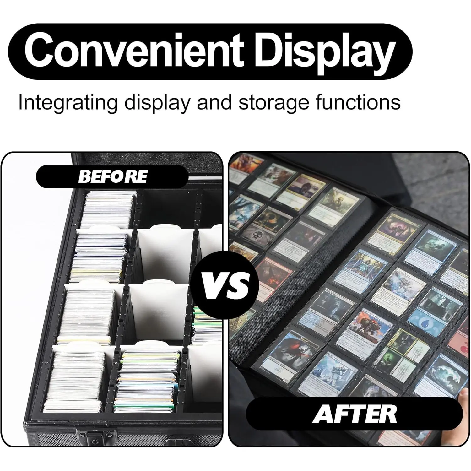 Card Binder 16 Pocket - Fits 1024 Cards,4X4 Ringless Card Album with Sleeves for Trading Cards & Sports Cards(Model A,Classic Black) - TikTok Shop Card Binder 16 Pocket - Fits 1024 Cards,4X4 Ringless Card Album with Sleeves for Trading Cards & Sports Cards(Model A,Classic Black) - TikTok Shop