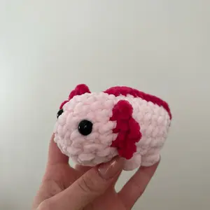 crochet axolotl plush