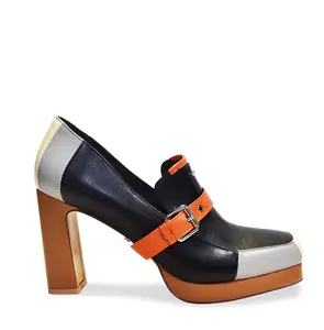 Cerise Large Size 10+ Chunky Platform High Heel Women Shoes