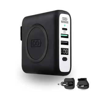 P3 Wireless Travel Portable Charger for Cellphone & Smartphone Charging with 8000maH Charging Capacity and USB Charging Port