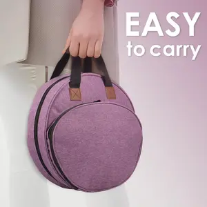 Embroidery Kit Tools Embroidery Bag Cross Stitch Thread Storage Bag Oxford Cloth Multi-Layer Handbag, Sewing Supplies Organizer