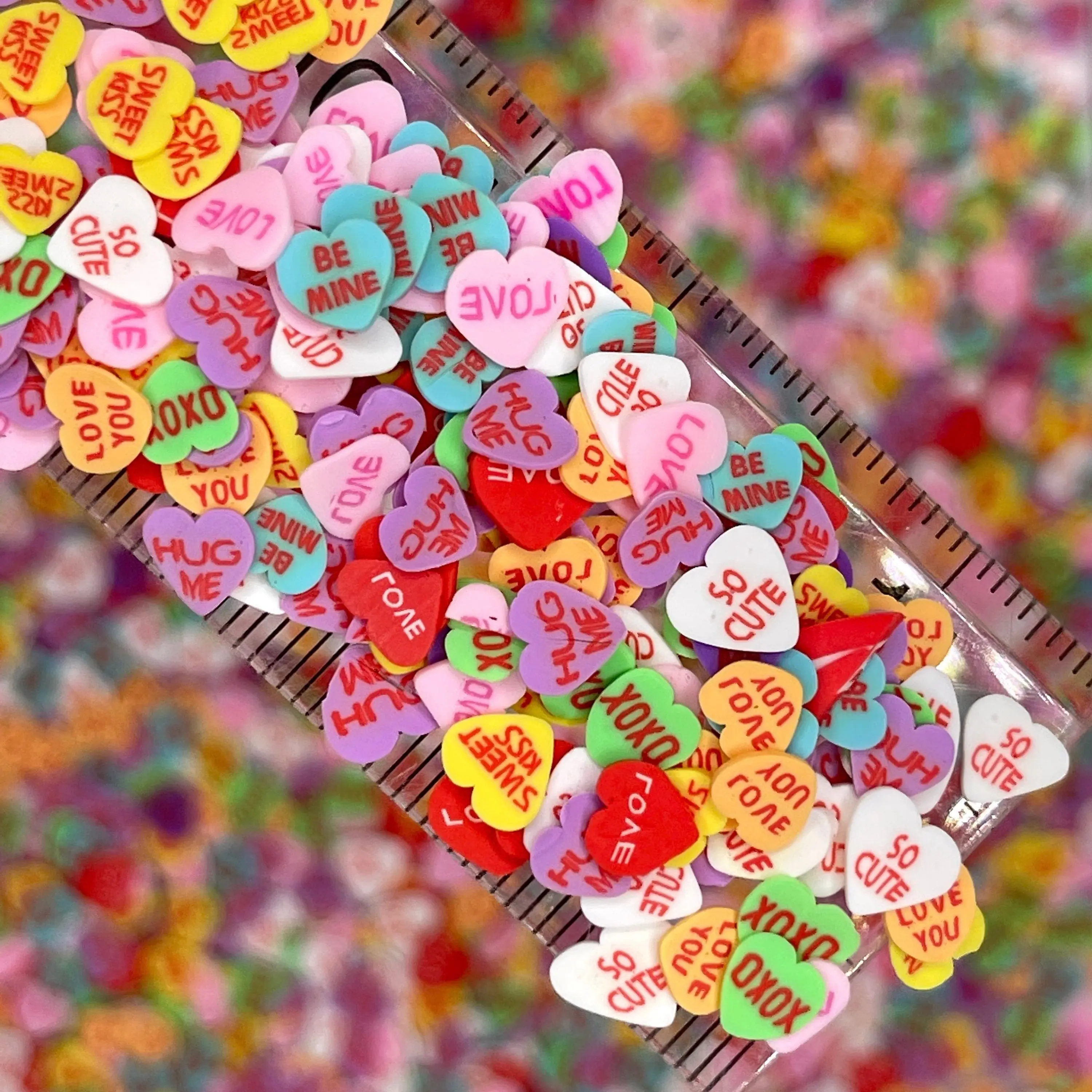 5MM Valentine's Day Candy Polymer Clay Sprinkle (NOT EDIBLE) D11-11