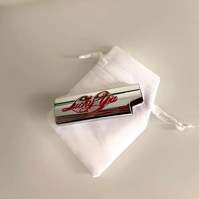 Lucky YOU Silver Lighter Accessory - What You Desire Is Already Yours - Silver Aesthetic Accessories - Manifest Your Luck - Lucky Girl Aesthetic - SATIIN SCRIPTS