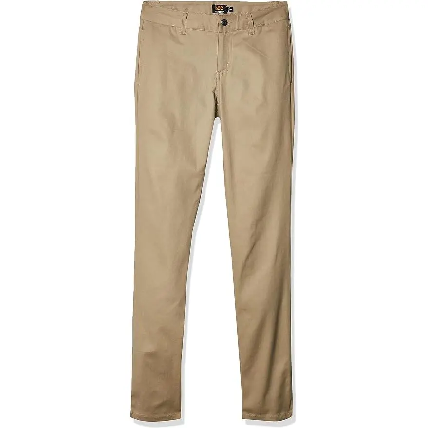Lee Uniforms Juniors Original Skinny Leg Pants