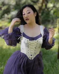 Ivory Wildflower Corset