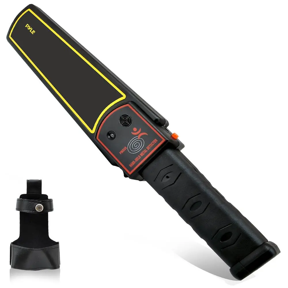 Handheld Metal Detector Wand | High Sensitivity with LED Alerts, Detects Sound & Vibration Modes - Portable Metal Detector for Events, Schools & Security Screening