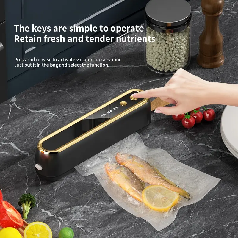 Home Use Mini Vacuum Sealer 60kPa High Suction, Wireless Portable Food & Snack Freshness Preserver, Ideal for Indoor & Outdoor Use