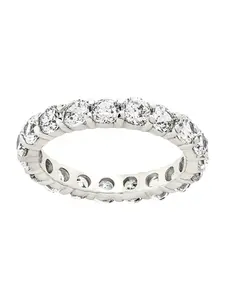 Sterling Silver Gracie CZ Eternity Rings
